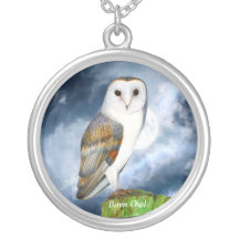 Barn Owl Bird Waterverf Painting