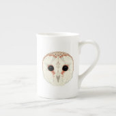 Barn Owl Bone China Mok (Rechts)