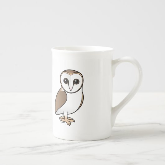 Barn Owl Bone China Mok (Rechts)