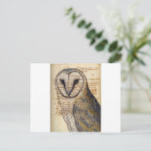Barn Owl Briefkaart (Staand voorkant)