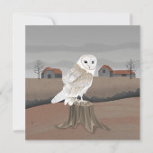 Barn Owl Card (Voorkant)