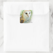 Barn Owl "Dit boek behoort tot" sticker (Tas)