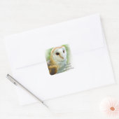 Barn Owl "Dit boek behoort tot" sticker (Envelop)