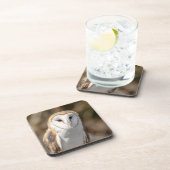 Barn Owl Drankjes Onderzetter (Rechterzijde)