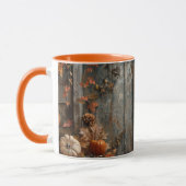  Barn Owl en Barn Wood Herfst Mok (Links)