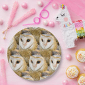 Barn Owl Faces Papieren Bordje (Feest)