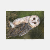 Barn Owl Fleece Blanket (Voorkant (Horizontaal))