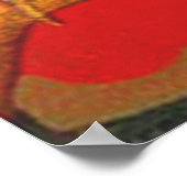 Barn Owl Heart Tree Stars Valentijn Poster (Hoek)