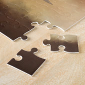 Barn Owl in Flight Digital Painting Legpuzzel (Zijkant)