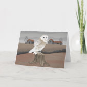 Barn Owl Kaart (Voorkant)