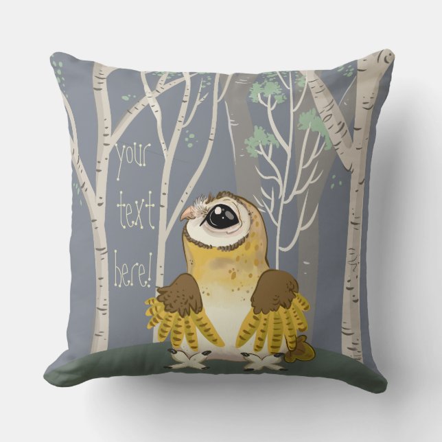 Barn Owl Kussen (Voorkant)