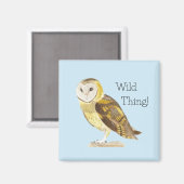 Barn Owl Magneet (Voorkant / Achterkant)