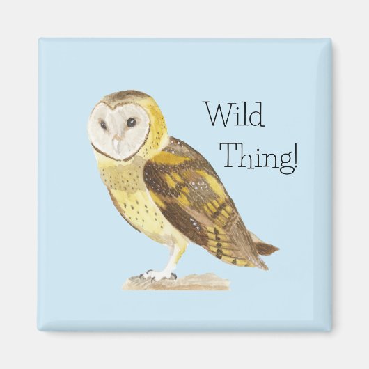 Barn Owl Magneet (Voorkant)