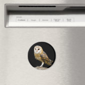Barn Owl Magneet (Insitu (Vaatwasser))