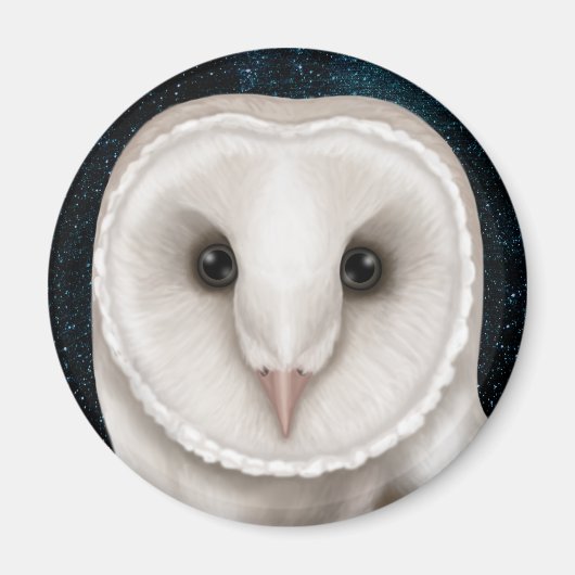 Barn Owl Magneet (Voorkant)
