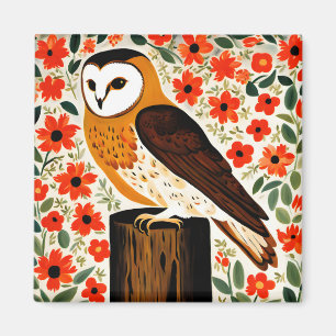 Barn Owl Magneet