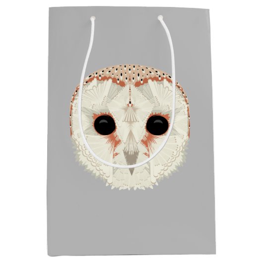 Barn Owl Medium Gift Bag Cadeauzakje (Voorkant)