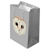 Barn Owl Medium Gift Bag Cadeauzakje (Achterkant Gekanteld)