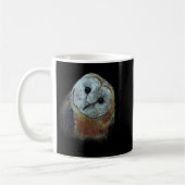 Barn Owl Painting Owl Art Koffiemok (Links)
