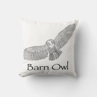 Barn Owl Pillow Kussen