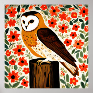 Barn Owl Poster