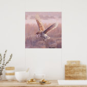 Barn Owl Poster (Keuken)
