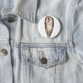 Barn owl ronde button 5,7 cm (In situ)
