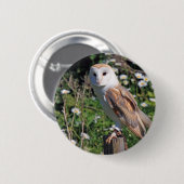 Barn Owl Ronde Button 5,7 Cm (Voorkant /achterkant)