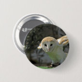 Barn Owl Round Button (Voorkant /achterkant)
