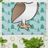 Barn Owl Santa Theedoek (Gevouwen)