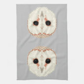 Barn Owl Serviette de cuisine (Vertical)