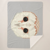 Barn Owl Sherpa Blanket Deken (Voorkant)