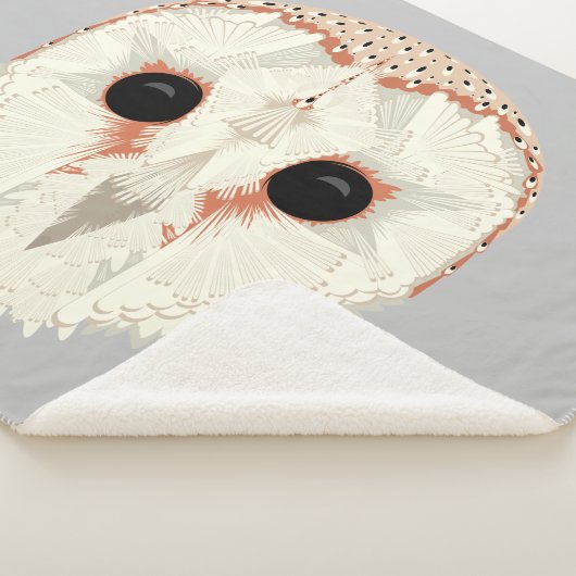 Barn Owl Sherpa Blanket Deken (3/4)