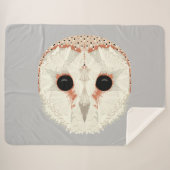 Barn Owl Sherpa Blanket Deken (Voorkant (horizontaal))