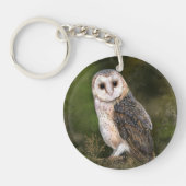 Barn Owl Sleutelhanger (Voorkant)