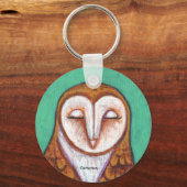Barn Owl Sleutelhanger (Voorkant)