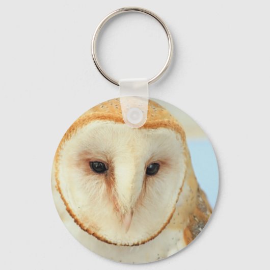 Barn owl sleutelhanger (Voorkant)