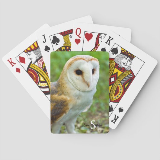 Barn Owl Speelkaarten (Achterkant)