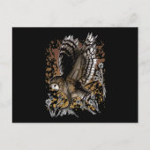 Barn Owl Stance Briefkaart (Voorkant)