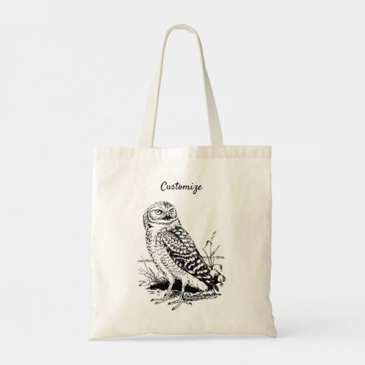 Barn Owl Thunder_Cove Tote Bag (Achterkant)