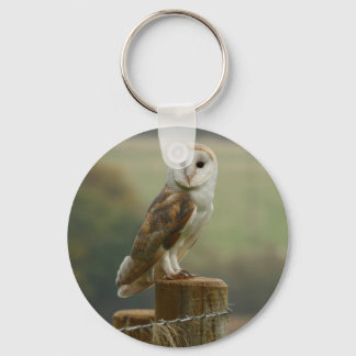 Barn Owl-toets Sleutelhanger