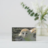Barn Owl Visitekaartje (Staand voorkant)