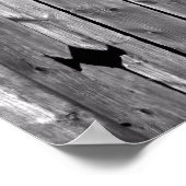 Barn Peak Tegen de hemel Poster (Hoek)