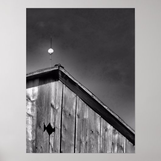 Barn Peak Tegen de hemel Poster (Voorkant)