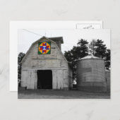 Barn Quilt Briefkaart (Voorkant / Achterkant)