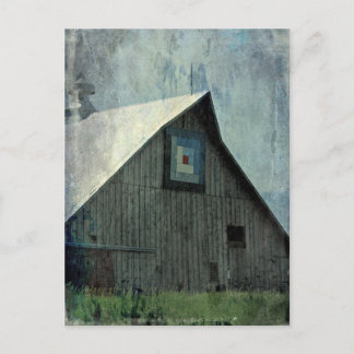 Barn Quilt Grunge Briefkaart
