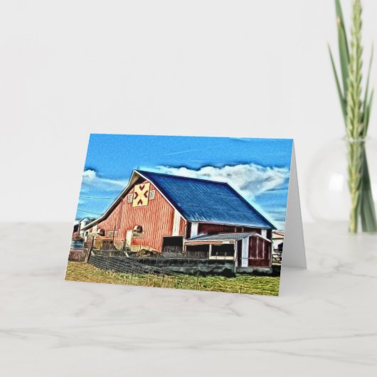 Barn Quilt Kaart (Voorkant)