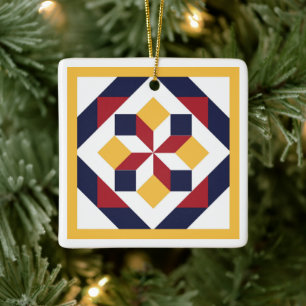 Barn Quilt Ornament