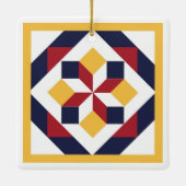Barn Quilt Ornament (Achterkant)
