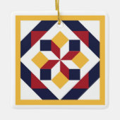 Barn Quilt Ornament (Voorkant)